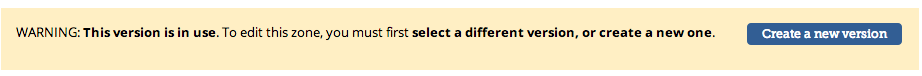Create a new Version of Zone File